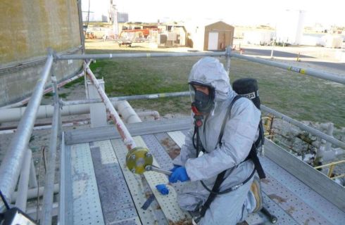 Quickflange Installation on an Ammonia Line